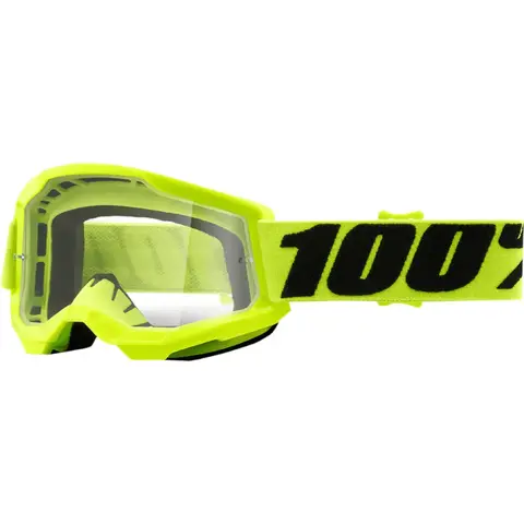 100% Youth Strata 2 Fluo Crossbriller Clear Lens