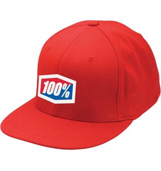 100% Caps Rød S/M