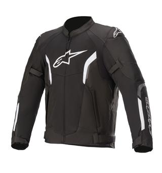 Alpinestars AST Air v2 Motorsykkel Jakke Svart/Hvit - Luftig Sommerjakke