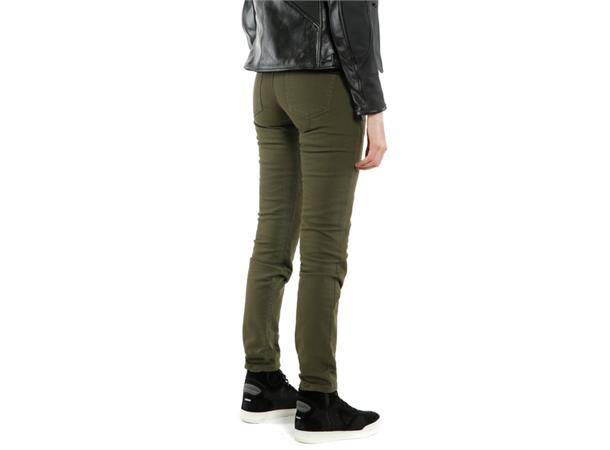 Dainese Casual Slim Lady Tex Bukse Oliven