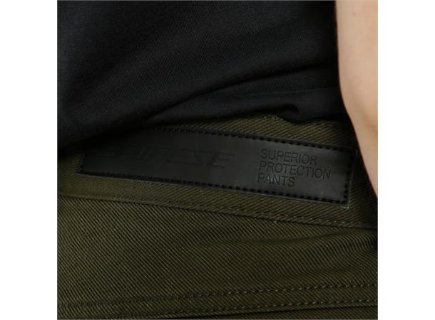 Dainese Casual Slim Lady Tex Bukse Oliven