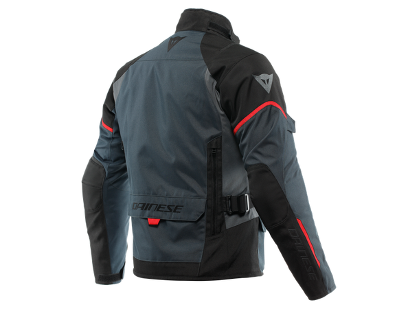 Dainese Tempest 3 Motorsykkel Jakke 50 Svart/Rød  D-Dry Vanntett