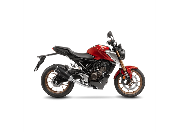 Leovince Lv One Evo Black Edition Full Sbk Lv One Evo Black 1/1 Honda Cb 125 R