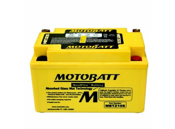 Motobatt MBTZ10S Tilsvarer YTZ10S