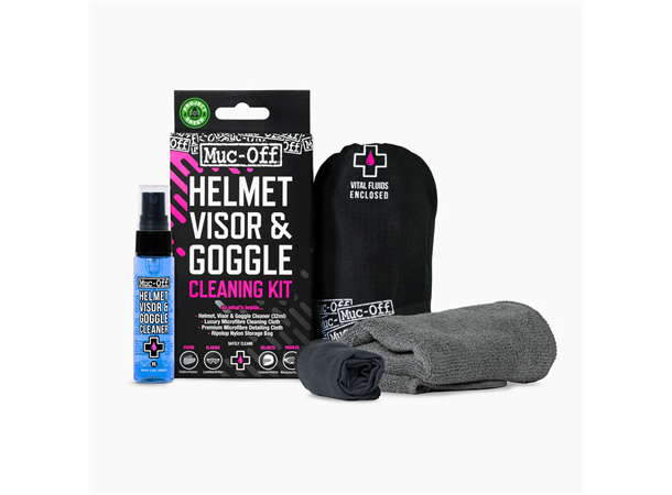 Muc-Off Hjelm, Visir & Brille Rens Kit 32 ML