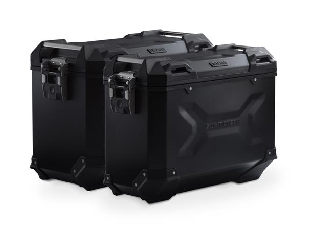 Sw-Motech Trax ADV Sideveskesystem Svart 45/37 Liter. Tiger 900 Gt/Rally Pro