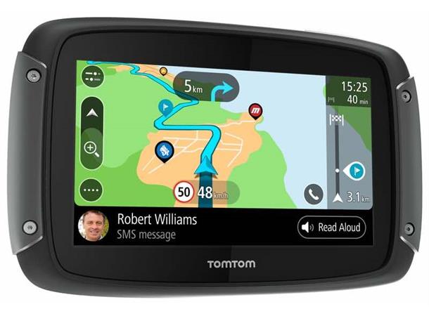 TomTom RIDER 550 World (EMEA) Livstidsverdenskart,WI-FI, Siri & Google
