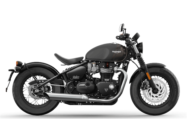 Triumph Bonneville Bobber 2023 Matt Storm Gray Matt Ironstone