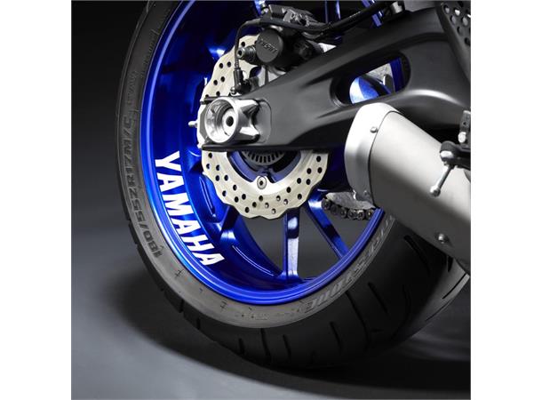 Yamaha felg klistremerke sølv