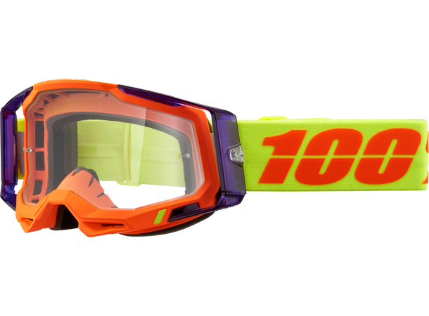100% Racecraft 2 Crossbriller Klart Glass - Panam