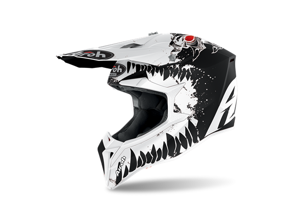 Airoh Wraap Youth Crosshjelm S Beast Matt - Barn