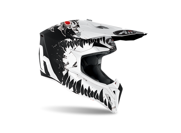 Airoh Wraap Youth Crosshjelm S Beast Matt - Barn