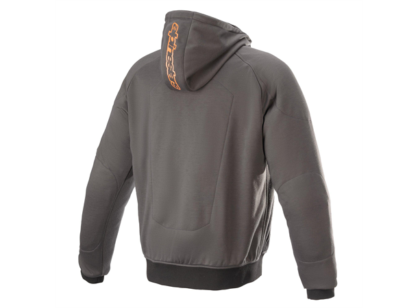 Alpinestars Chrome Hoodie M Grå/Orange - MC-Hettegenser