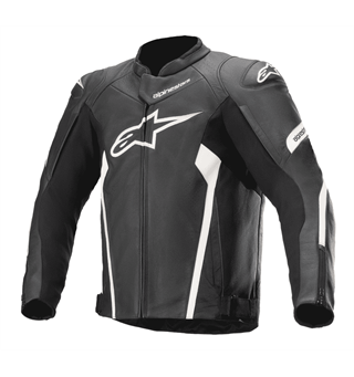 Alpinestars Faster V2 Skinnjakke Svart/Hvit - Sport Racing