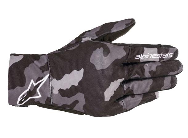 Alpinestars REEF Motorsykkel Hanske 2XL Svart/Camo - Luftig Sommerhanske