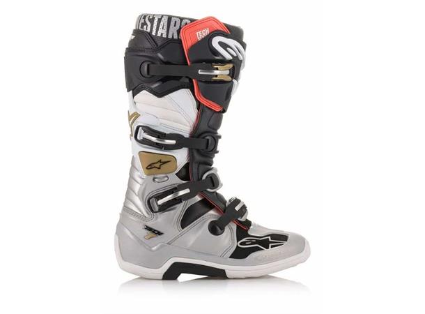 Alpinestars Tech 7 45,5 Svart/Hvit/Hvit/Gull