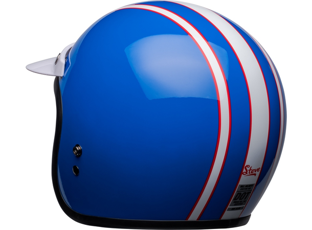 Bell Custom 500 Motorsykkel Hjelm M Six Days - Steve McQueen