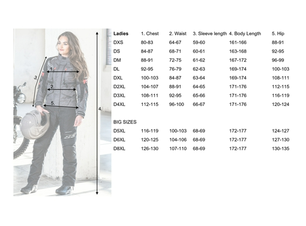 Grand Canyon Sienna Motorsykkel Jakke 38 Sort - Dame