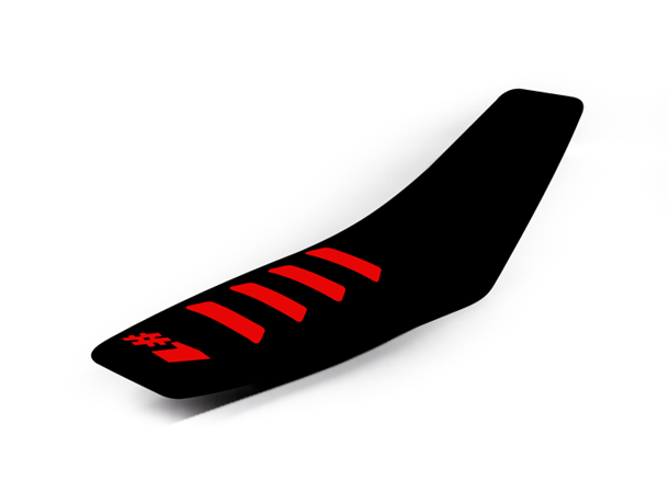 OneGripper Ribbed Setetrekk Sort/rød