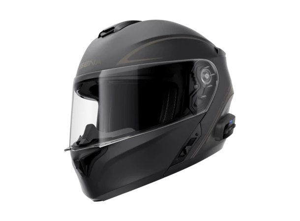 SENA OUTRUSH R Motorsykkel Hjelm Sort2XL Integrert intercom