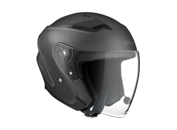 SENA OUTSTAR Motorsykkel Hjelm Sort S Integrert Intercom