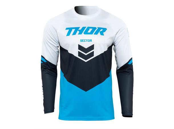 Thor Sector Junior Chev, Crosstrøye XS Blå/Midnatt