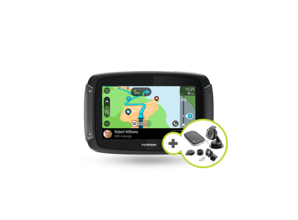 TomTom RIDER 550 World Premium Pack EMEA Livstidsverdenskart,WI-FI, Siri & Google