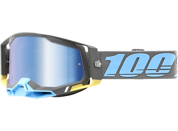 100% Racecraft 2 Crossbriller Blå Speilglass - Trinidad