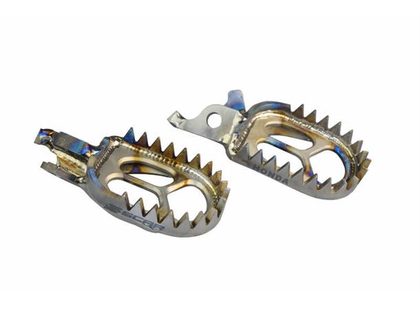 Honda Titanium Footpegs - Scar