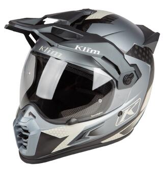 KLIM KRIOS PRO ECE Hjelm Karbon - Koroyd Charger Gray