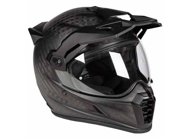 KLIM KRIOS PRO ECE Hjelm M Karbon - Koroyd Matte Black