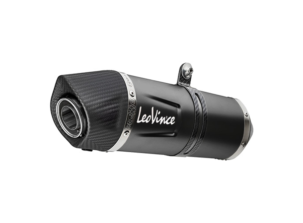 Leovince Lv One Evo Black Edition Slip- Sbk Lv One Evo Black Ktm 390 Adventure