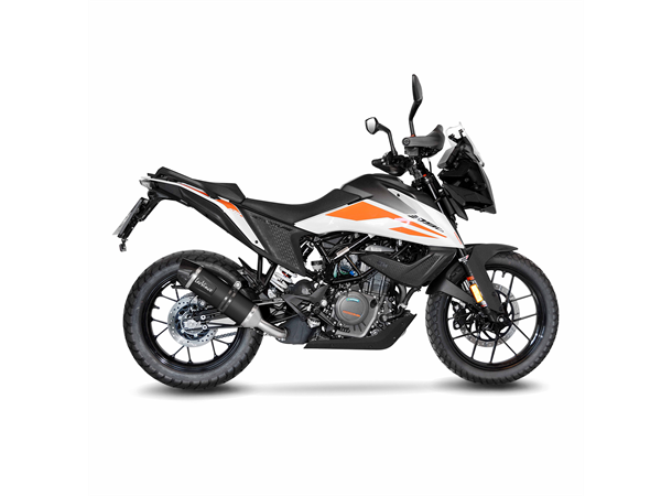 Leovince Lv One Evo Black Edition Slip- Sbk Lv One Evo Black Ktm 390 Adventure