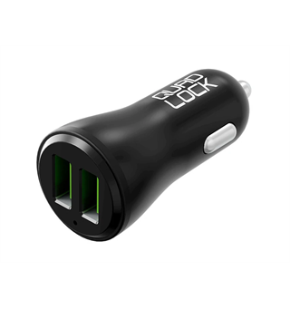 QUAD LOCK Dual USB 12V Billader Hurtiglading