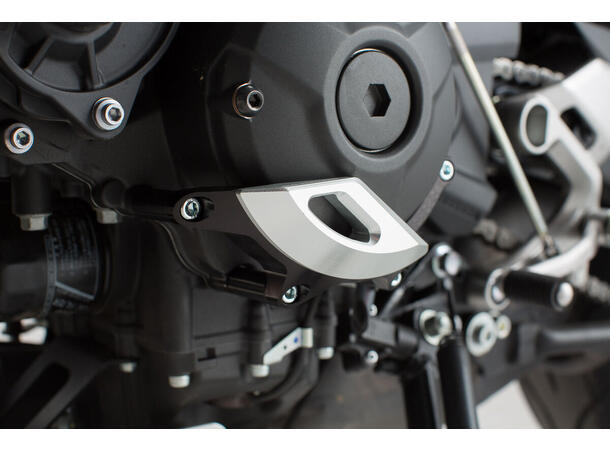 Sw-Motech Engine case protector Black/silver. XSR900 (15-), MT-09/ Trace