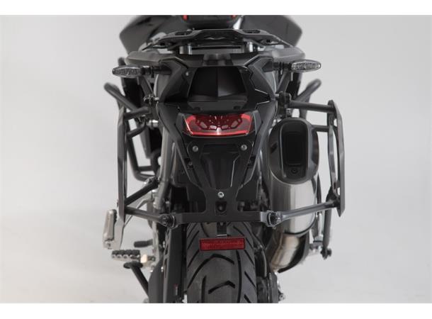 Sw-Motech Trax ADV Sideveskesystem Sølv 45/37 Liter. Tiger 900 Gt/Rally Pro