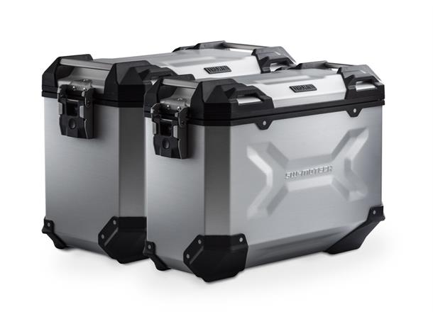 Sw-Motech Trax ADV Sideveskesystem Sølv 45/37 Liter. Tiger 900 Gt/Rally Pro