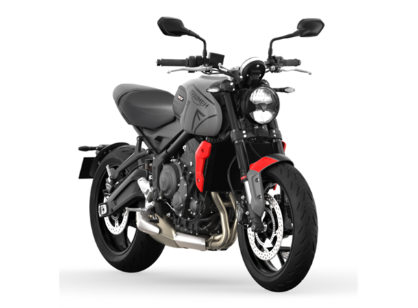 Triumph Trident 660 2023 Silver Ice Diablo Red
