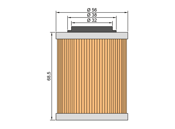 Twin Air HF152 Oljefilter