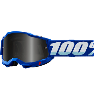 100% Accuri 2 Sand Crossbriller Sotet Glass - Blå