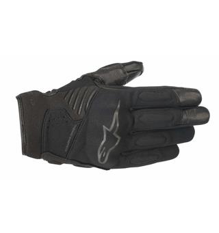 Alpinestars Faster Motorsykkel Hanske Svart - Softshell og Skinn