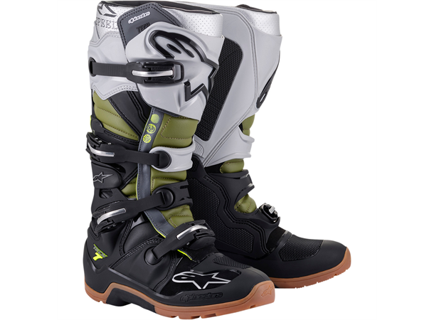 Alpinestars Tech 7 Enduro Støvler 47 Grønn/Svart