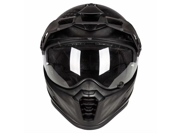 KLIM KRIOS PRO ECE Hjelm L Karbon - Koroyd Matte Black