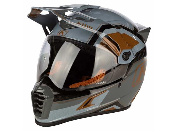 KLIM KRIOS PRO ECE Hjelm S Karbon - Koroyd Rally Metallic Bronze