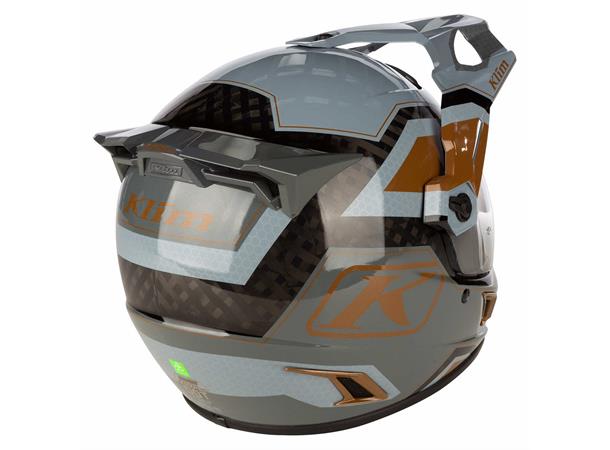 KLIM KRIOS PRO ECE Hjelm S Karbon - Koroyd Rally Metallic Bronze