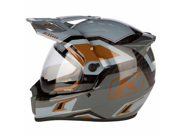 KLIM KRIOS PRO ECE Hjelm S Karbon - Koroyd Rally Metallic Bronze