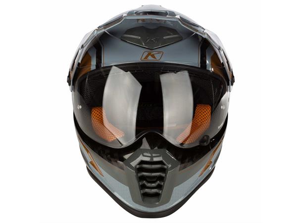 KLIM KRIOS PRO ECE Hjelm S Karbon - Koroyd Rally Metallic Bronze