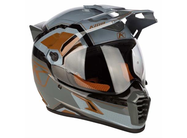 KLIM KRIOS PRO ECE Hjelm S Karbon - Koroyd Rally Metallic Bronze