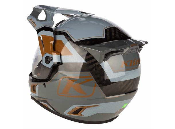KLIM KRIOS PRO ECE Hjelm S Karbon - Koroyd Rally Metallic Bronze