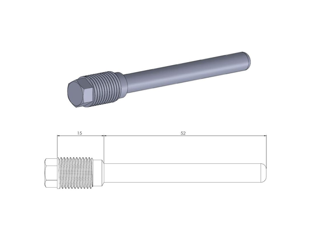 MotoMaster Festebolt Bremseklosser 52mm